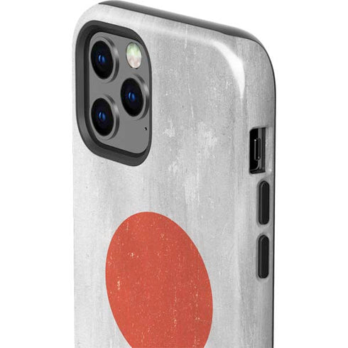 Japanese Flag Distressed iPhone 12 Pro Impact Case